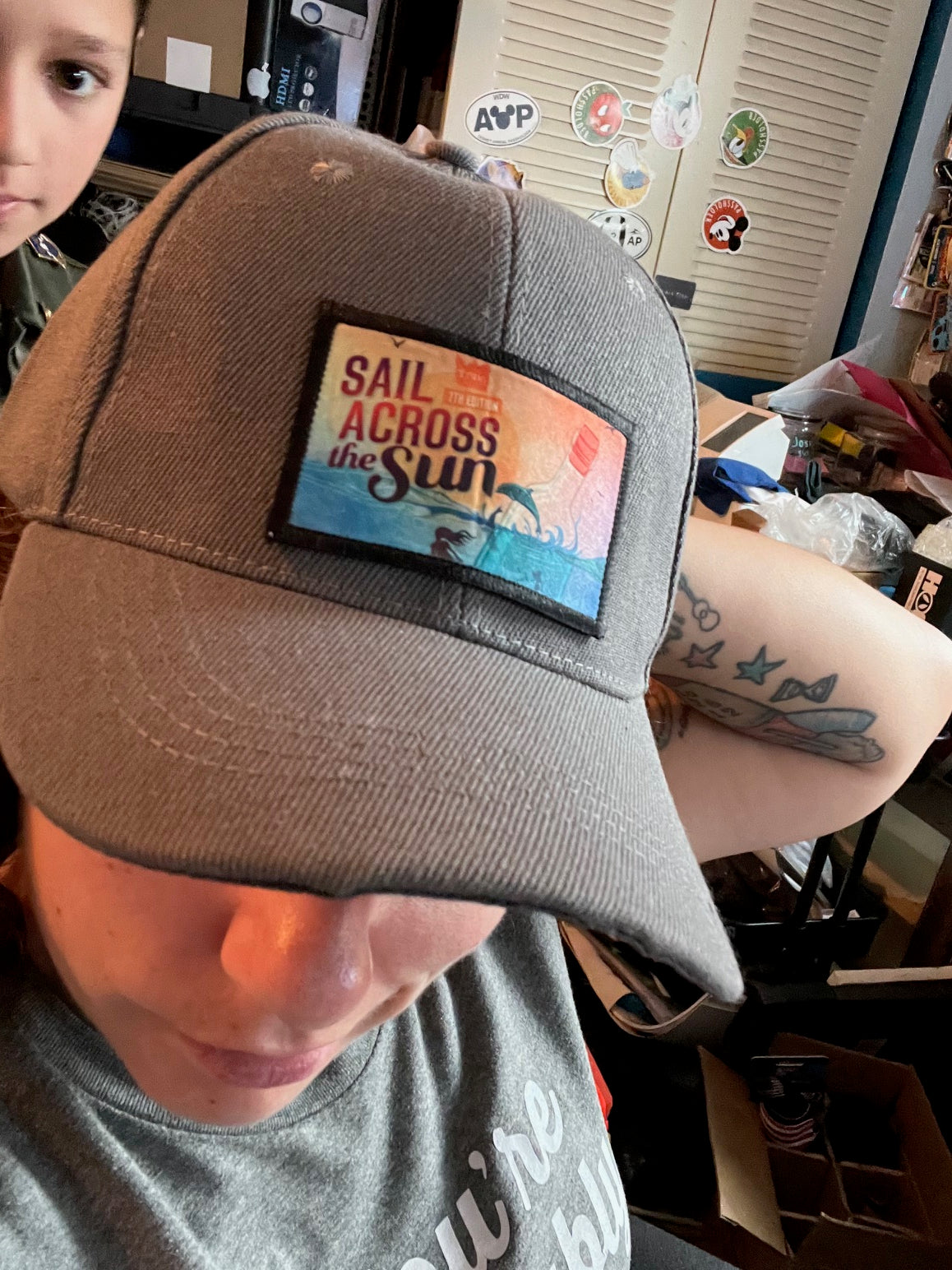 Baseball Cap with Custom Patch