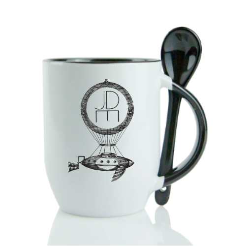 Custom Mug with Spoon